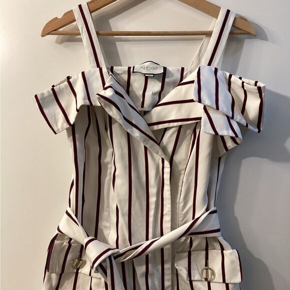 Alexis Black White Ruffle Tie Front Sundress | Summer Dress Casual Party Resort - Picture 6 of 16